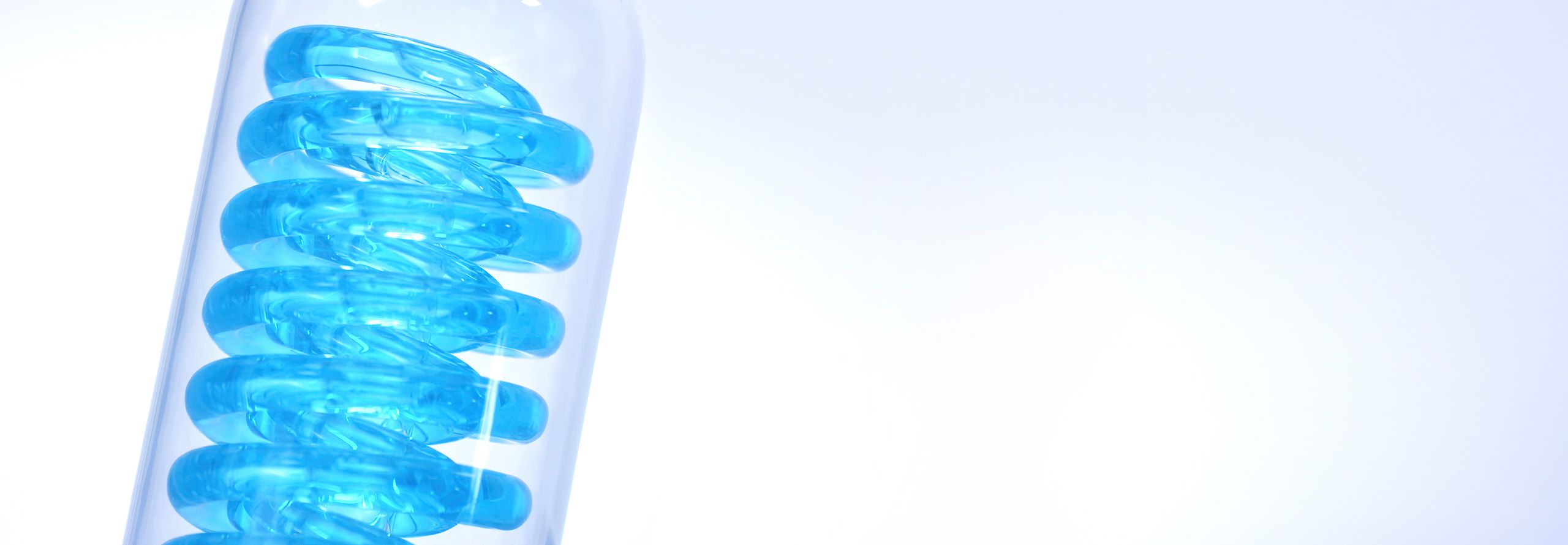 White banner with waves