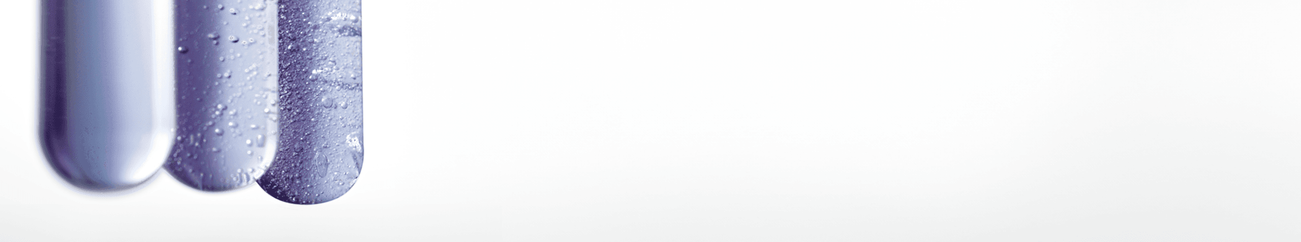 White banner with wave design