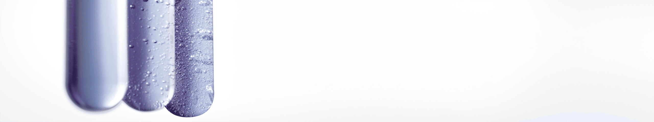 White banner with wave design