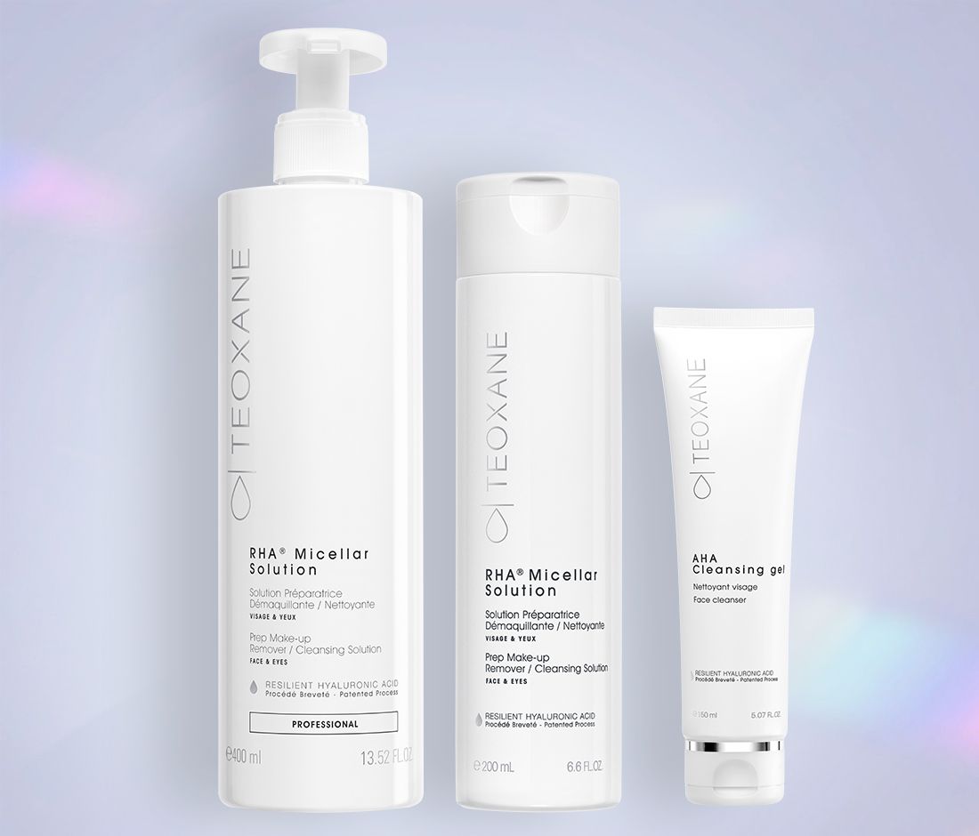 Cleanser with RHA® Micellar Solution and AHA Cleansing gel