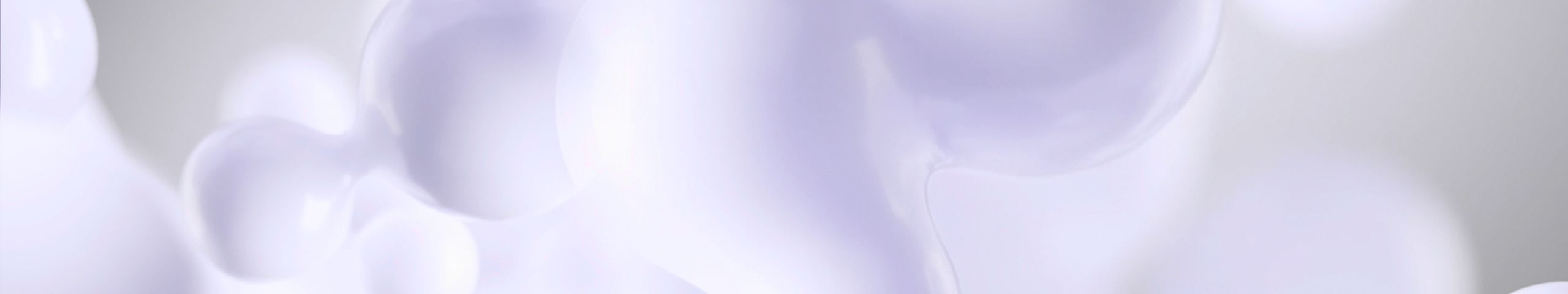 Background banner with light purple molecules